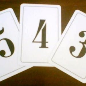 Number cards